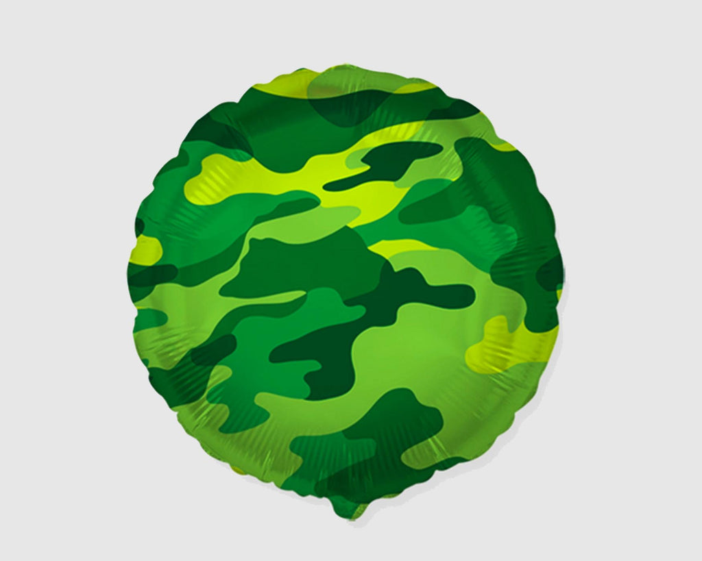 Folienballon "Camouflage, rund"