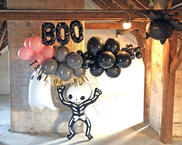 Halloween Ballongirlande "Boo"
